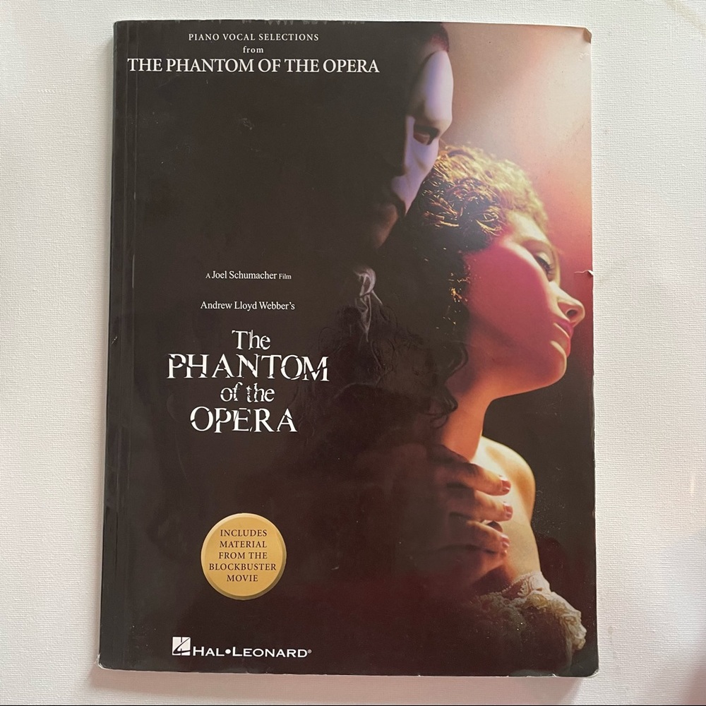 Phantom of the Opera Piano Music Book